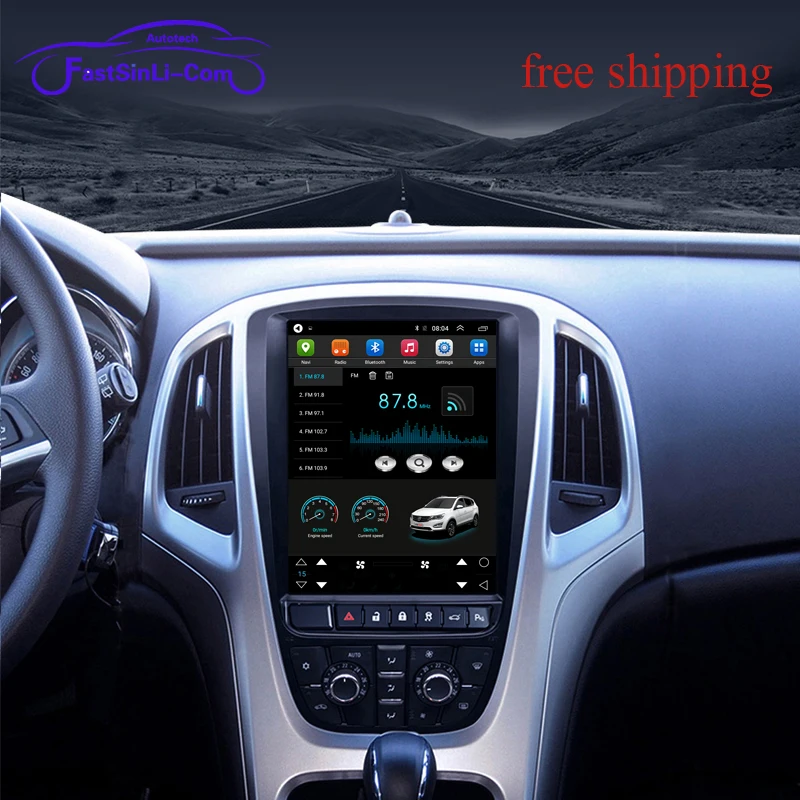 Clearance 64GB Car Android8.1  Multimedia player for Opel Astra J Vauxhall Astra Buick Verano GPS Vertical screen 3