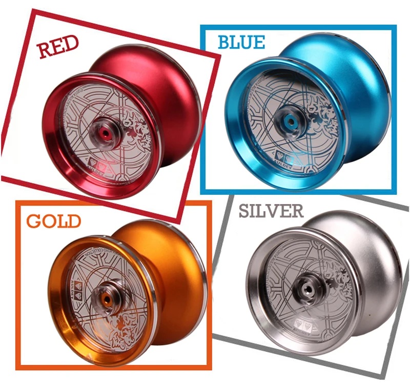

High Precision Alloy Aluminum Design Professional Dead Sleep Type YoYo Ball Bearing String Trick Yo-Yo Kids Magic Juggling Toy