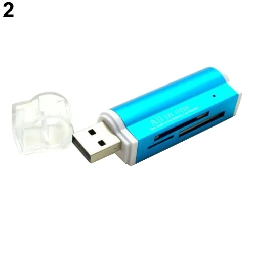 2015 Hot Multifunctional Lighter Shape USB2 0 Micro SD TF MMC SDHC MS Memory Card Reader 3