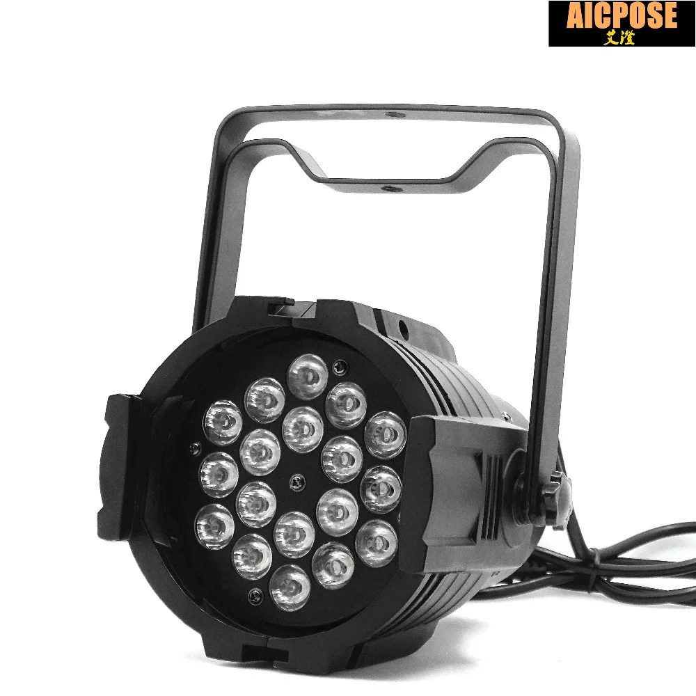 Projetor com Dmx512 Escravo do Laser Luzes de para de para Festa 10 Unidades e lotes 18x3 w Aluminu Levou Estágio Luz Par Rgb Mestre dj Equipamentos Festa 29 Estágio luz Par RGB projetor Com DMX512