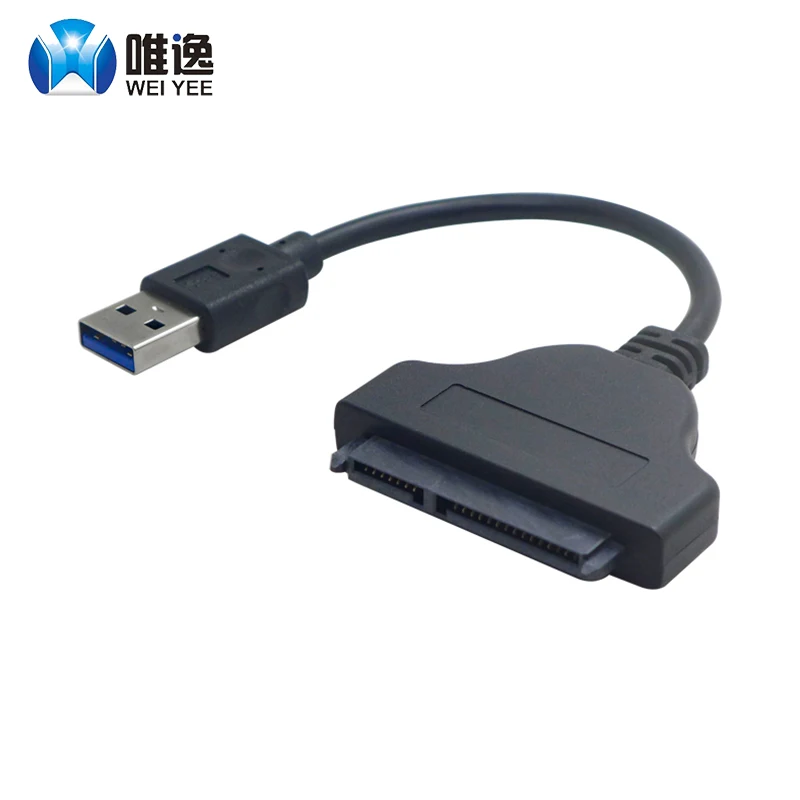 weiyee SATA USB3.0 Adapter Cable Converter 22 pin For 2.5 inch HDD SSD
