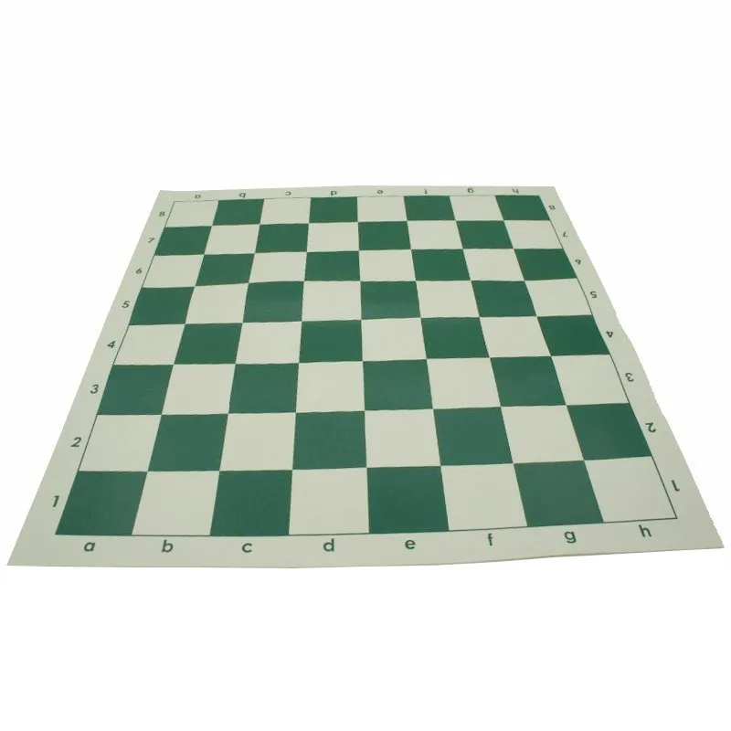 Roll up виниловый шахматная доска 43 см х 43 см шахматная доска шахматы аксессуары зеленый Портативный игра для путешествий