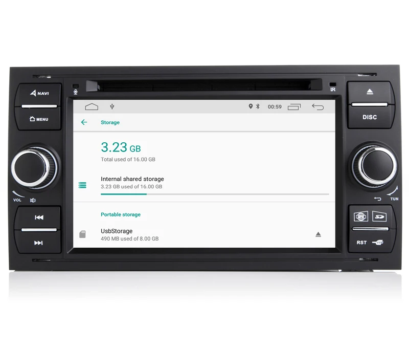 Двойной Din Android 9 0 четырехъядерный автомобильный DVD GPS плеер для FORD Focus Mondeo Transit GALAXY