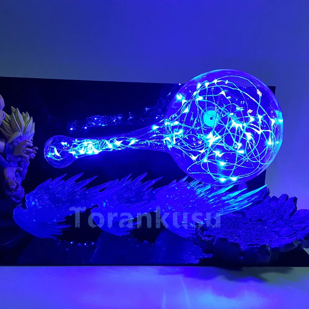 Dragon Ball Z Actiong Фигурки Гоку Гохан Kamehameha светодиодный светильник игрушки для отображения Dragon Ball Супер фигурка аниме DBZ DIY205