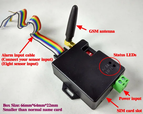 Sistema de Alarme sem Fio Frete Grátis Inteligente Projetado Casa Segurança Gsm Sms & Chamando 4 alarm system