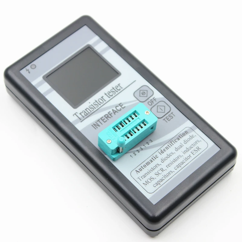 

Multi-purpose Transistor Tester 128*160 Diode Thyristor Capacitance Resistor Inductance MOSFET ESR LCR Meter