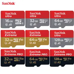Sandisk 100% Оригинальная карта памяти 64 GB 32 GB Макс читать Скорость 90 м/с 16 GB micro sd Card Class10 UHS-1 флэш-карты памяти Microsd
