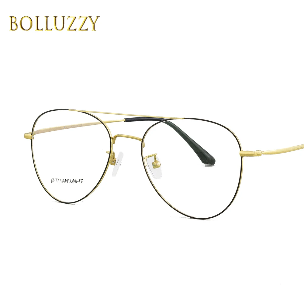 

Titanium Eyeglasses Frame Round Retro Light Optical Glasses Frames Myopia Prescription Vintage Eyewear Clear Lens for Women Men