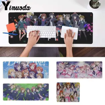 

Yinuoda In Stocked Love live school idol diary Large Mouse pad PC Computer mat Natural Rubber Gaming mousepad Desk Mat for dota2