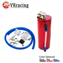 VR RACING – Universal Aluminum Racing Oil Catch Tank/CAN Round Can Reservoir Turbo Oil Catch can / Can Catch Tank VR-TK62