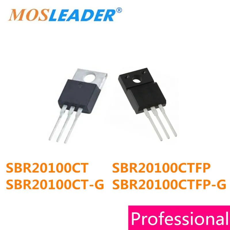 Mosleader 50 шт. TO220 SBR20100CT SBR20100CT-G TO220F SBR20100CTFP SBR20100 высокое качество | Электроника