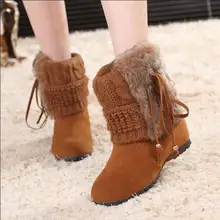 Neige bottes botas femininas cheville bottes pour femmes 2016 mode des bottes d’hiver occasionnels zapatos mujer chaussures femmes chaussures d’hiver F014