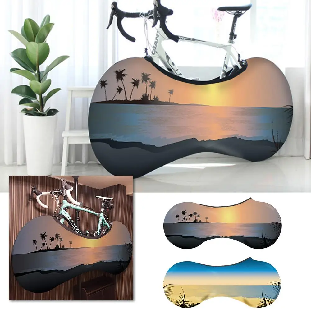 

1PCS Bicycle Dust Cover Mountain Road Bike Wheels Dust-Proof Scratch-proof Cover Storage Bag Indoor Protective Gear For Bikes
