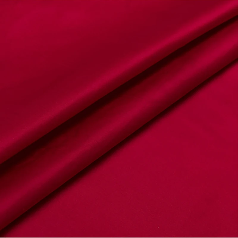 

HLQON Red jacquard felt fabric african satin damask fabric for patchwork,wedding dress,upholstery sewing fabric 75x100cm