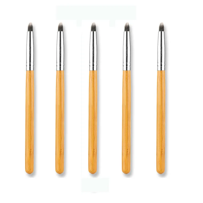 

5PCS Makeup Brushes Eye brushes Set Eyeliner Smoked Blooming Eyeshadow Brush Bamboo Handle Cosmetics Professional Makeup Tools