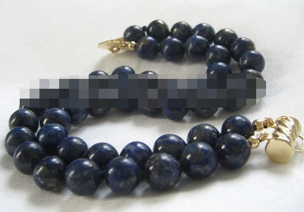 

FREE SHIPPING>>>@@ > 10806 double perfect quality Lapis Lazuli bracelet gild clasp