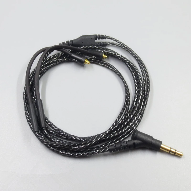 HPHF Сменные кабели для наушников 3 5 мм аудио разъем Aftermarket с микрофоном SHURE SE535 WESTONE