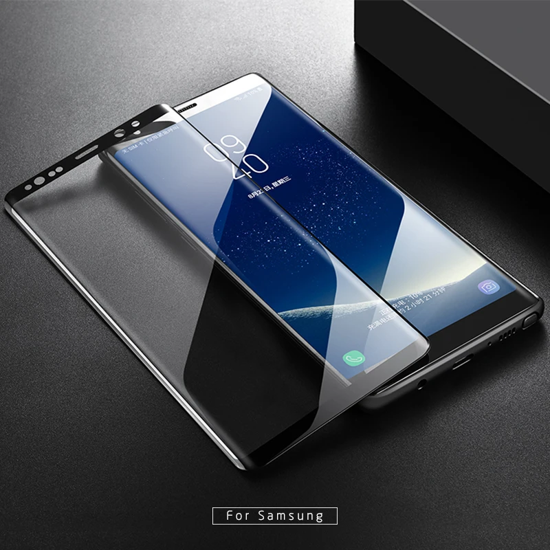 

3D Full Curved Tempered Glass For Samsung Galaxy S9 S8 Plus Note 8 S7 S6 Edge Plus Note8 Front Cover Film Screen Protector
