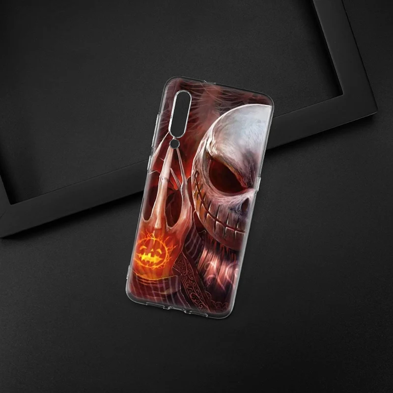 Мягкий чехол Джек Скеллингтон и Салли для Xiaomi Pocophone F1 Mi 5X A1 6X A2 8 SE Lite Play Mix3 9 9SE 9T Pro
