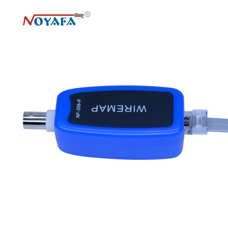  Probador de cable de monitoreo de red NF-308 LCD localizador de fallas de cable red LAN Coacial BNC