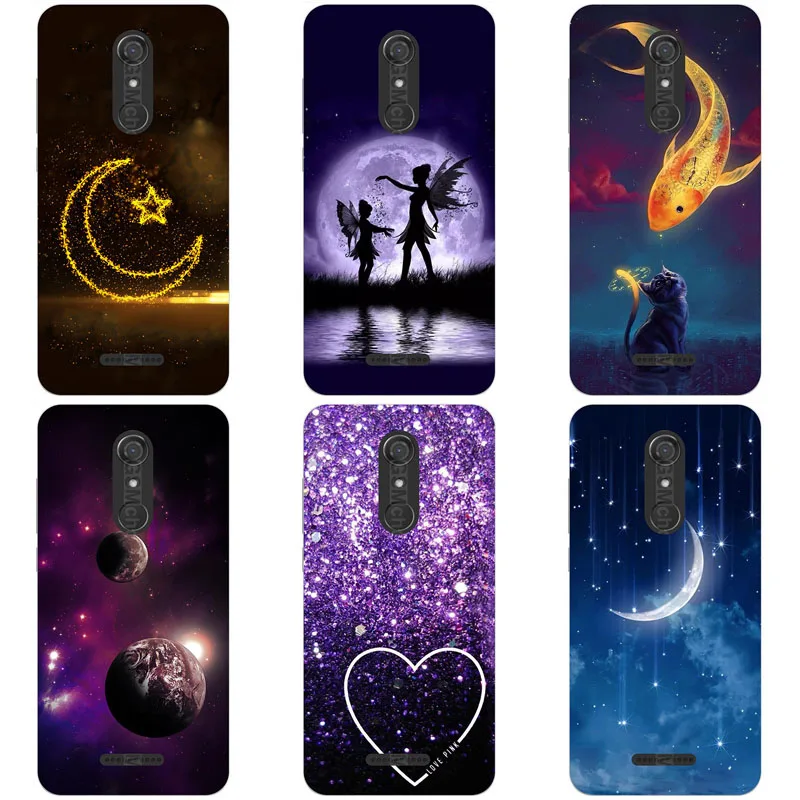 

For Coque Wiko View Case 5.7 inch Luxury Cartoon TPU Case For fundas Wiko view Soft Silicone Phone Protective Back Cover Skin