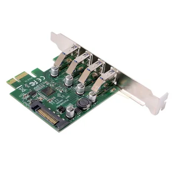 

100PCS/Transfer 2u Semi-high And Small Baffle Pci-e To Usb3.0 Four-port Expansion Card And 4-port Usb3.0 Transfer Card