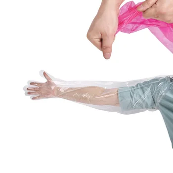 

50 Pcs Veterinary Surgery Gloves Disposable Gloves Soft Veterinary Exam medical Semen gloves For Farm Animal Free Shipping