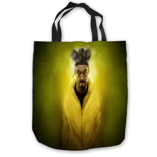 

Custom Canvas Breaking Bad (1) Tote Hand Bags Shopping Bag Casual Beach HandBags Foldable 180911-02-71