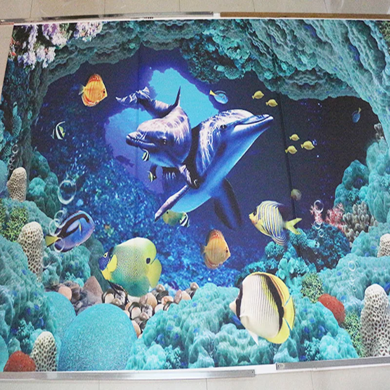 Пользовательские фото обои 3D подводный мир Фреска домашний декор обои рулоны детская комната гостиная фон фрески обои s