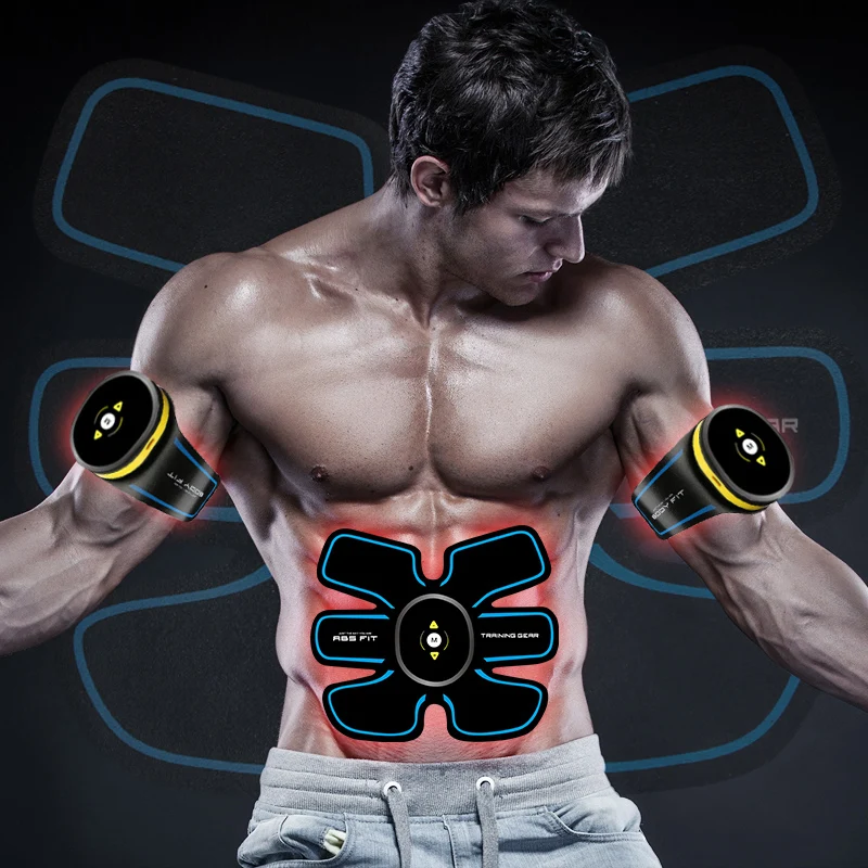 Buy EMS rechargeable abs stimulator muscle trainer