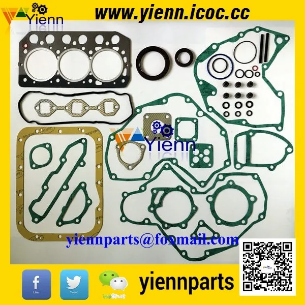 Mitsubishi S3L S3L2 Full gasket kit 31B94-01090 31B94-01080 with head gasekt 31B01-23200