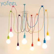 Coloured Wires Light E27 Lamp Holders