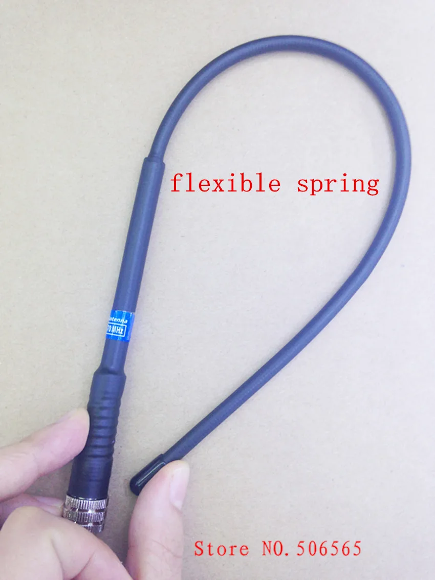KINNOTA High Gain antenna Flexible spring UHF 400 470MHz SMA Female for Kenwood Baofeng Puxing TYT