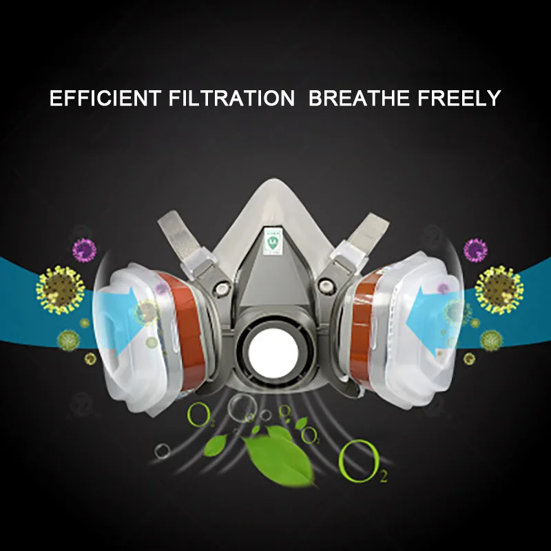 

Gas Mask Chemical Spray Mask Special Mask Set Of Seven Formaldehyde Prevention High Efficiency Filter Free Breathing