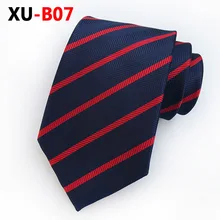 Mans Neck Tie Red Navy Blue Striped Silk Tie for Man 8cm Gingham Ties Formal Business Gravata Casual Wedding Party Tie tie neck smock gingham dress