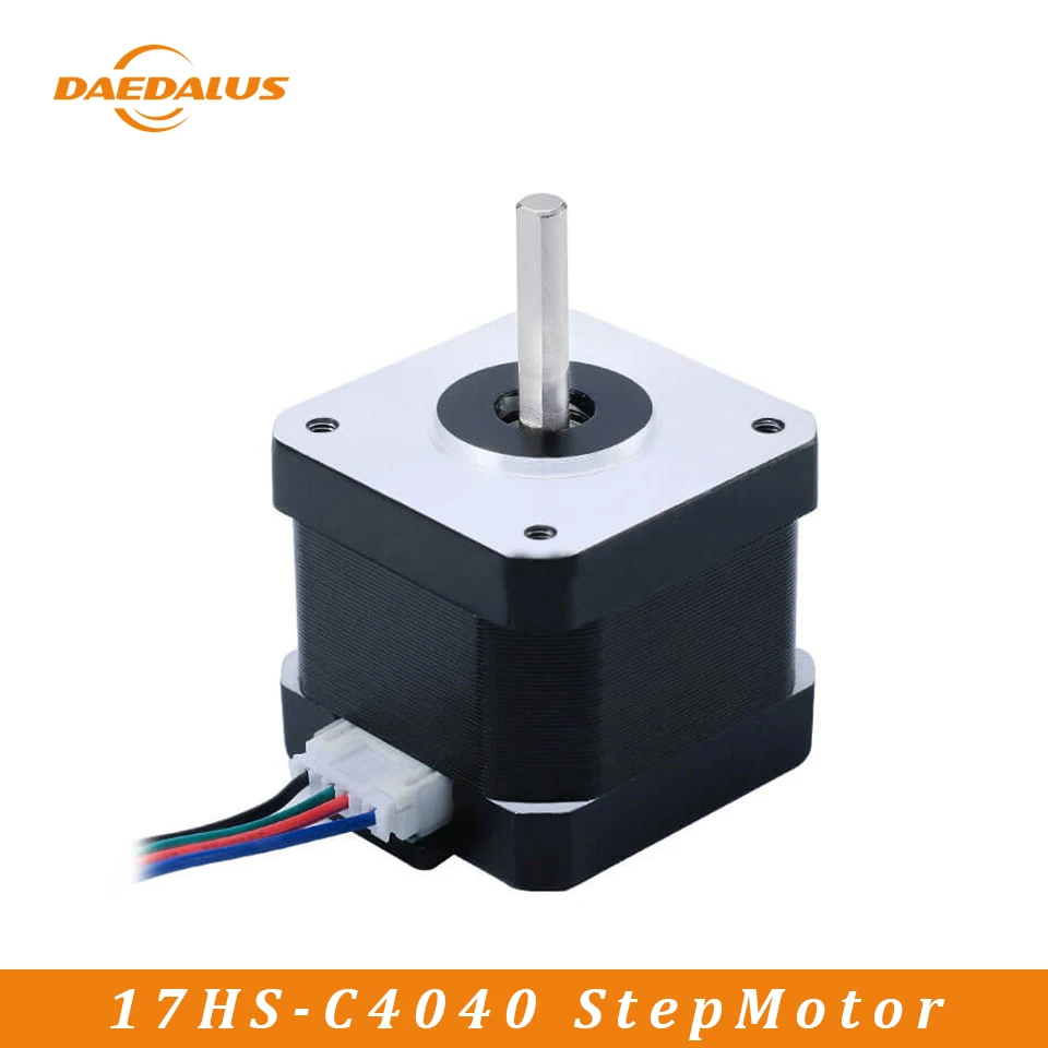 

Daedalus Mini CNC Engraving Stepper Motor Power Engine Supplier 17HS-C4040 17 1.7A Stepping Motor For Woodworking Tool