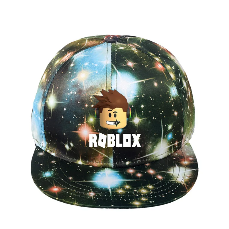 Kids Summer Caps Hot Game Roblox Printed Stylish Cap Boys Casual