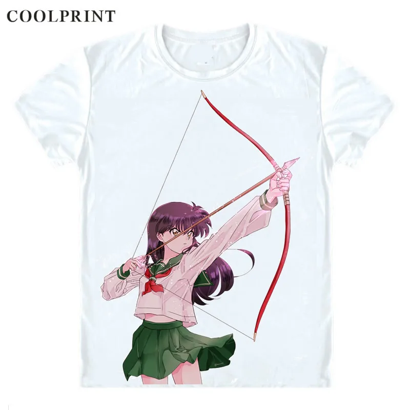 Style 7 Higuurashi Kagome Косплей Футболка Inuyasha A феодальная сказка Мужская Повседневная футболка Премиум Футболка с принтом рубашки с коротким рукавом - Цвет: Style 7