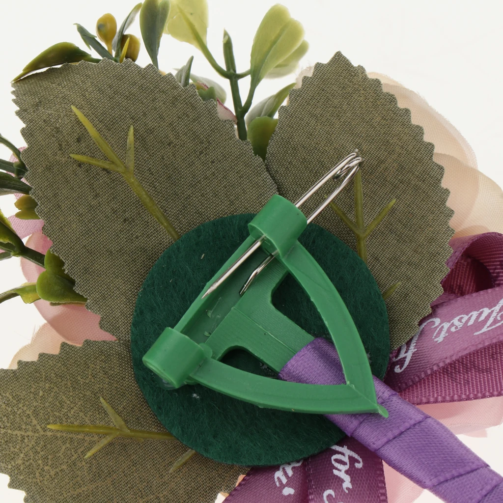 Wedding Flower Corsage Groom Bridal Best Man Boutonniere Prom Party Decor