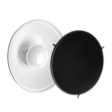 Godox Beauty Dish Reflector Inside white 55cm for Bowens mount Honeycomb Grid Cover for Godox Speedlite Flash Ligh