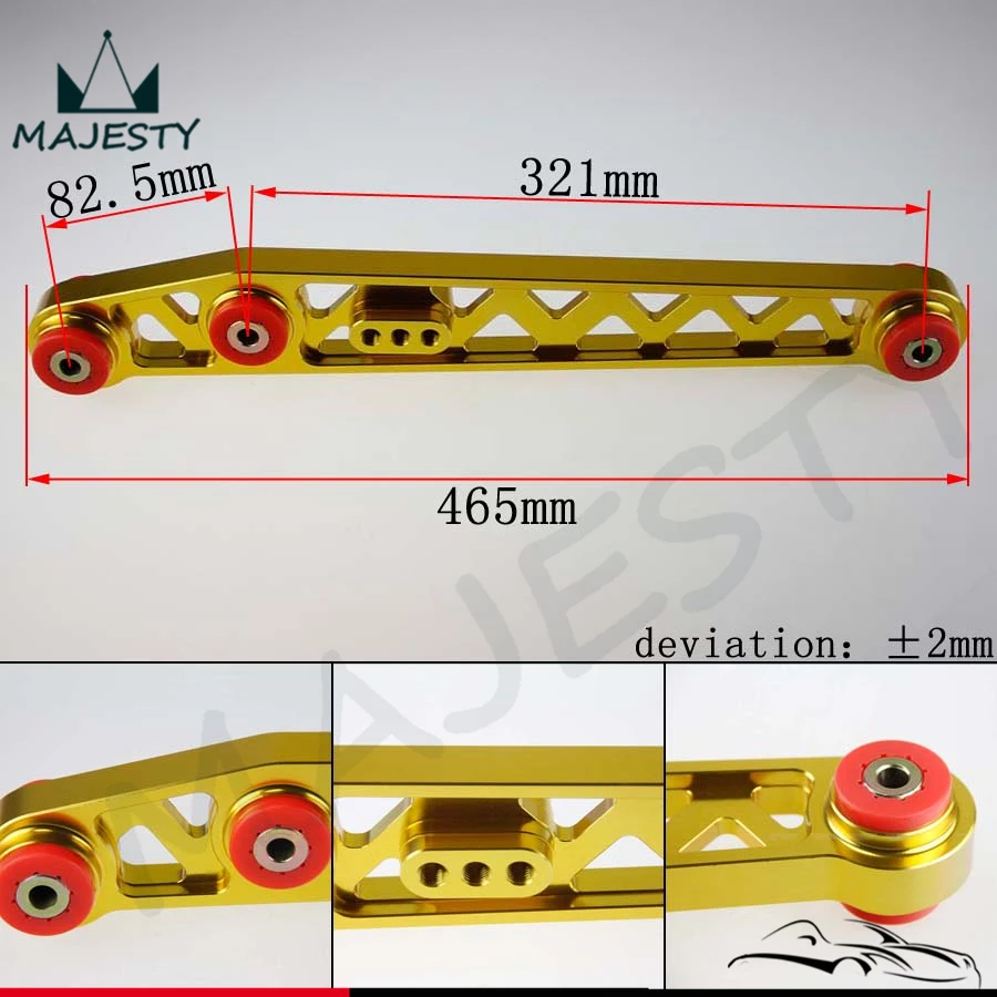 Задний нижний контроль Camber Arms LCA для 96-00 Honda Civic EK EJ+ втулка для электрогитары