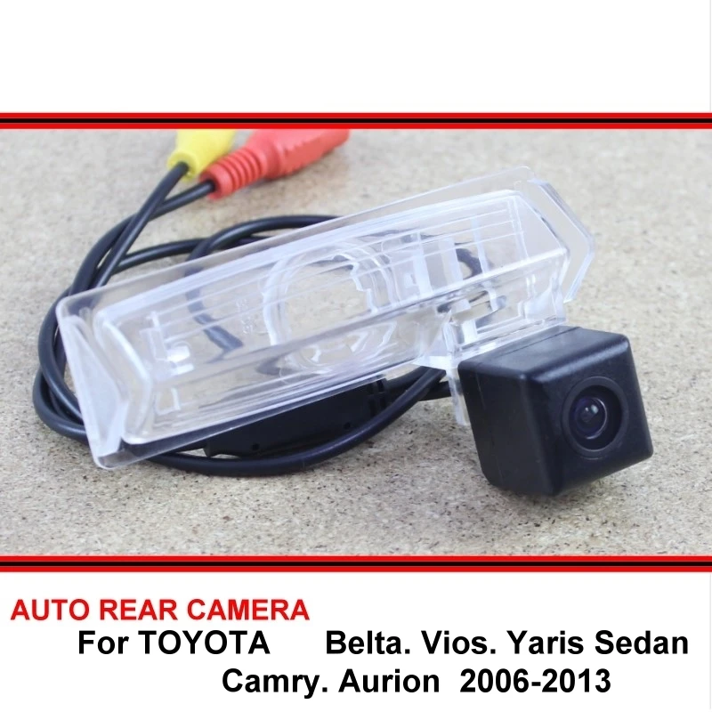 Автомобильная камера заднего вида для TOYOTA Belta Vios Yaris Sedan Camry Aurion парковки HD CCD с