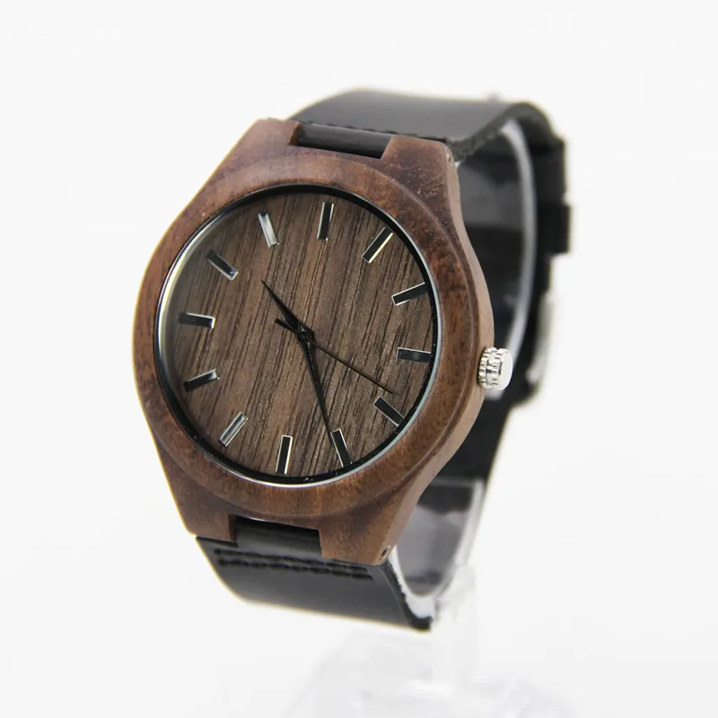 Newest Walnut font b Wooden b font font b Watches b font For Men and Women