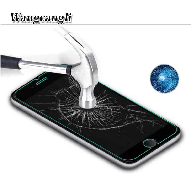 Wangcangli 10 шт. закаленное стекло для iPhone 7 Plus Защитная пленка HD 2.5D дуги края взрыв