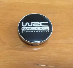 Аксессуаров для автомобилей 100 шт 60 мм WRC Эмблема колеса Крышка Заглушка от пыли Защитная наклейка с логотипом автомобиля чехлы подходят для всех автомобилей - Цвет: black 60mm cap