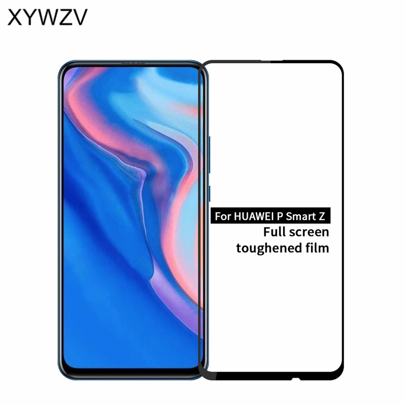 

2PCS Full Glue Cover Glass Huawei P Smart Z Scratch Proof Screen Protector Huawei P Smart Z Tempered Glass Huawei P Smart Z