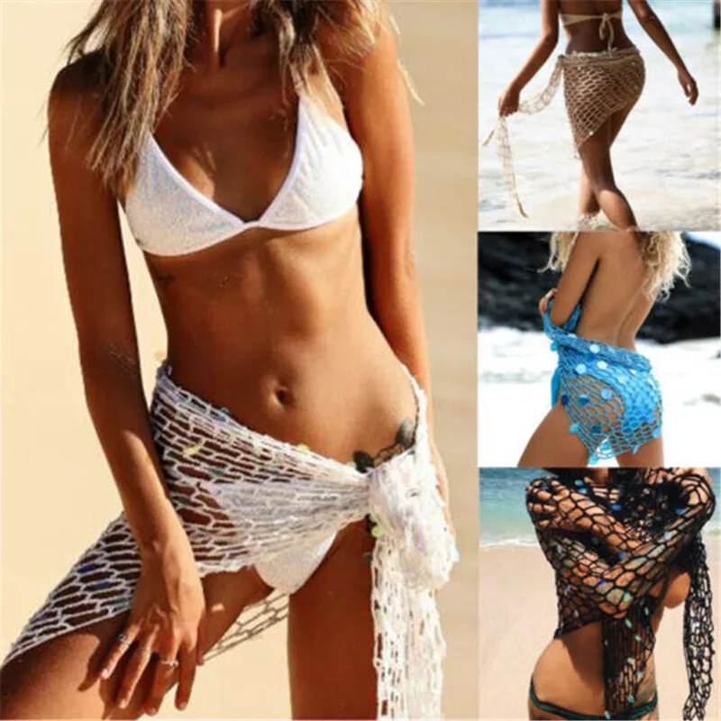 fishnet beach cover up