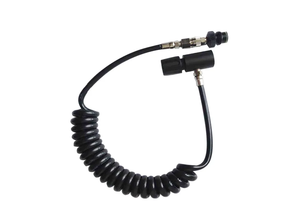 Paintball Remote Hose PCP high pressure Coil Hose with Quick Disconnect