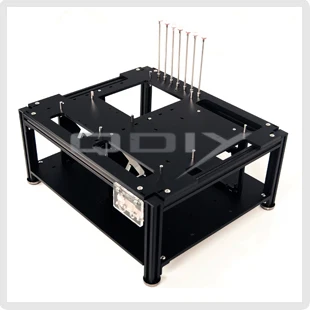 Qdiy Pc D009 Personality Pc Acrylic Diy Computer Case Black Pmma