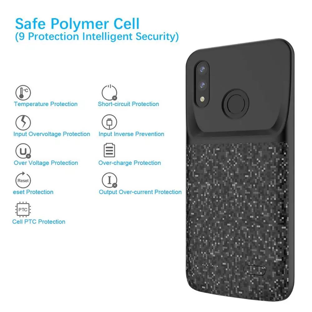 Чехол аккумулятор Newdery для Huawei Honor 10 honor 20/20 pro Nova 5T power case Lite 2019 P Smart 4700 мАч|Чехлы с
